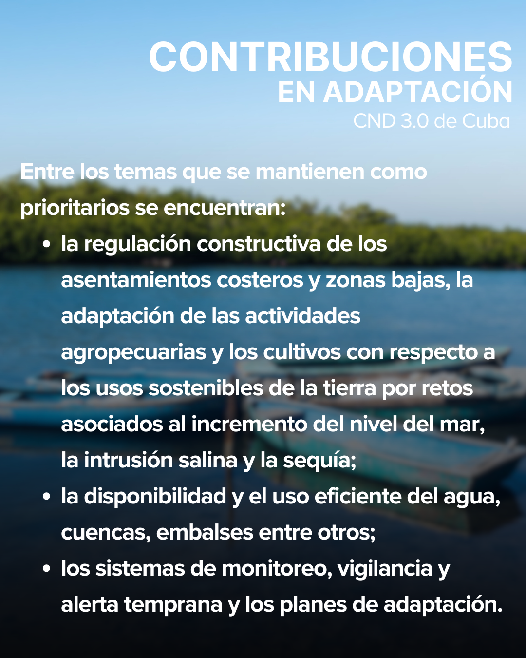 Contribución Nacionalmente Determinada de Cuba