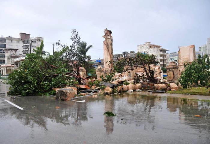 Daños causados por el ciclón Irma en La Habana Daños causados por el ciclón Irma en La Habana